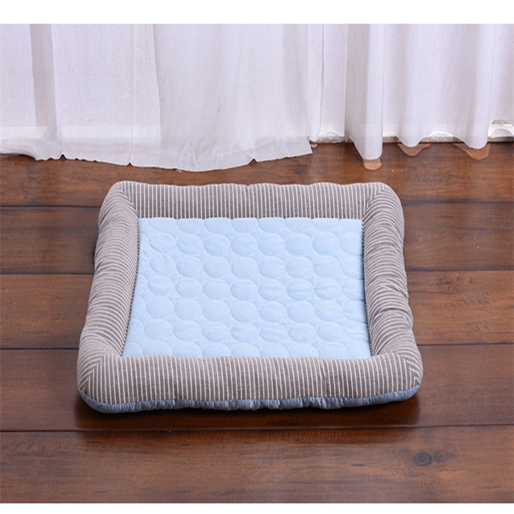ฤดูร้อนผ้าไหมน้ำแข็งNest Padsขนาดเล็กและขนาดกลางมัลติฟังก์ชั่Cool Pet Nest Dog Cat Pad, S, M, L