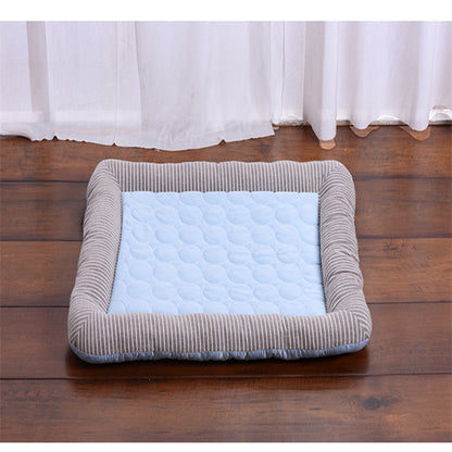 ฤดูร้อนผ้าไหมน้ำแข็งNest Padsขนาดเล็กและขนาดกลางมัลติฟังก์ชั่Cool Pet Nest Dog Cat Pad, S, M, L