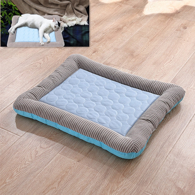 ฤดูร้อนผ้าไหมน้ำแข็งNest Padsขนาดเล็กและขนาดกลางมัลติฟังก์ชั่Cool Pet Nest Dog Cat Pad, S, M, L