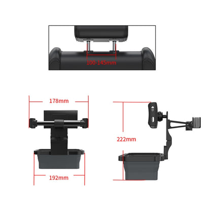 CHZ-12 รถด้านหลังหมอน Telescopic Bracket รถผู้ถือโทรศัพท์ที่นั่ง, CHZ-12