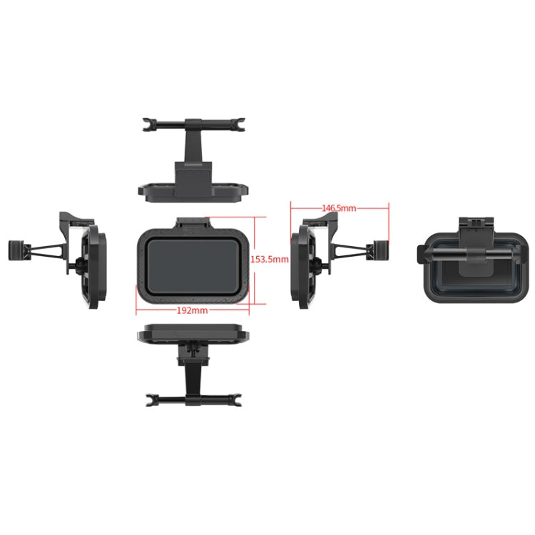 CHZ-12 รถด้านหลังหมอน Telescopic Bracket รถผู้ถือโทรศัพท์ที่นั่ง, CHZ-12