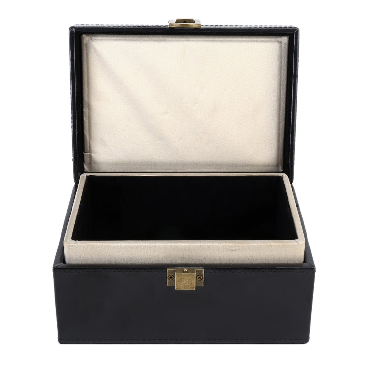สัญญาณโทรศัพท์มือถือป้องกันการรบกวน Flip PU Gift Box กล่องป้องกันการโจรกรรมที่ปลอดภัยและปลอดภัย, Black