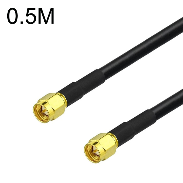 SMA ชายถึง SMA ชาย RG58 สายอะแดปเตอร์โคแอกเซียล, SMA Male To SMA Male 0.5m, SMA Male To SMA Male 1m, SMA Male To SMA Male 1.5m, SMA Male To SMA Male 3m, SMA Male To SMA Male 5m, SMA Male To SMA Male 10m