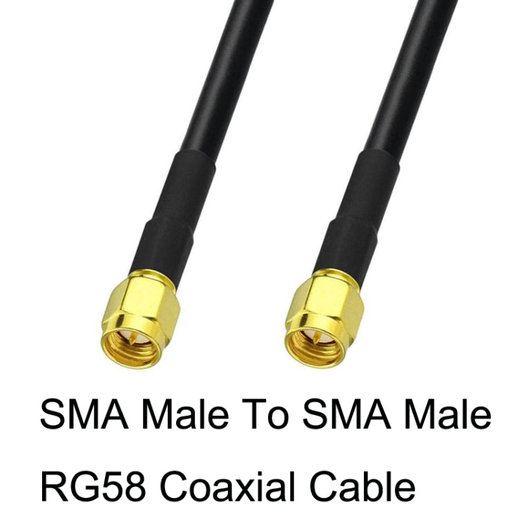 SMA ชายถึง SMA ชาย RG58 สายอะแดปเตอร์โคแอกเซียล, SMA Male To SMA Male 0.5m, SMA Male To SMA Male 1m, SMA Male To SMA Male 1.5m, SMA Male To SMA Male 3m, SMA Male To SMA Male 5m, SMA Male To SMA Male 10m