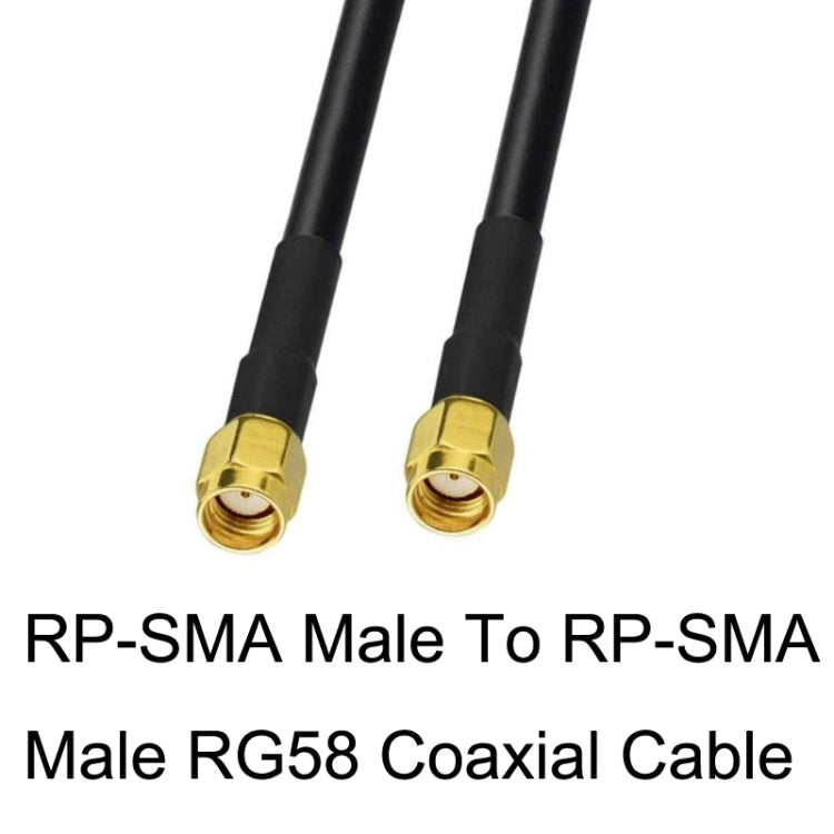 RP-SMA ชายถึง RP-SMA ชาย RG58 สายอะแดปเตอร์โคแอกเซียล, RP-SMA Male To RP-SMA Male 0.5m, RP-SMA Male To RP-SMA Male 1m, RP-SMA Male To RP-SMA Male 1.5m, RP-SMA Male To RP-SMA Male 3m, RP-SMA Male To RP-SMA Male 5m, RP-SMA Male To RP-SMA Male 10m