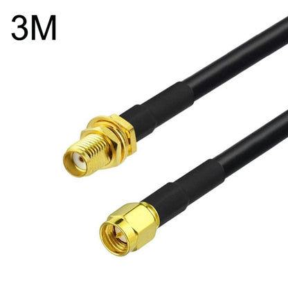 SMA ชายถึง SMA หญิง RG58 สายอะแดปเตอร์โคแอกเซียล, SMA Male To SMA Female 0.5m, SMA Male To SMA Female 1m, SMA Male To SMA Female 1.5m, SMA Male To SMA Female 3m, SMA Male To SMA Female 5m, SMA Male To SMA Female 10m