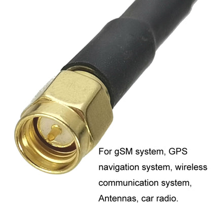 SMA ชายถึง F ทีวีชาย RG58 สายอะแดปเตอร์โคแอกเซียล, 0.5m, 1m, 1.5m, 3m, 5m, 10m