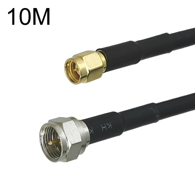 SMA ชายถึง F ทีวีชาย RG58 สายอะแดปเตอร์โคแอกเซียล, 0.5m, 1m, 1.5m, 3m, 5m, 10m