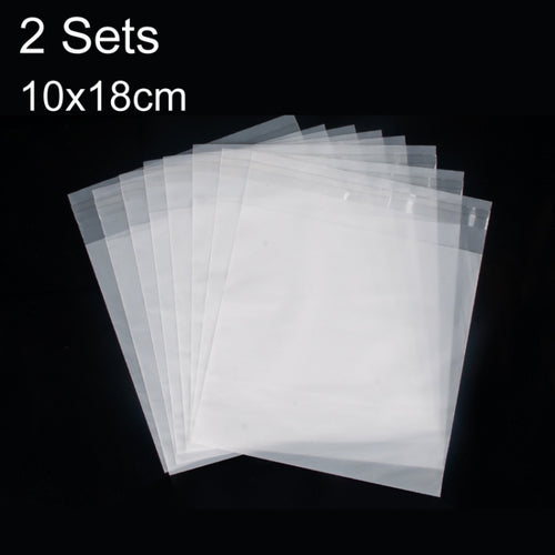 2 ชุด CPE Matte Self-Sealed กระเป๋าข้อมูลสายเคเบิลเคสโทรศัพท์ถุงบรรจุภัณฑ์, 100 PCS / Set 10x18cm, 100 PCS / Set 10x22cm, 100 PCS / Set 11x13cm, 100 PCS / Set 13x15cm, 100 PCS / Set 15x27cm, 100 PCS / Set 18x29cm, 100 PCS / Set 20x33cm