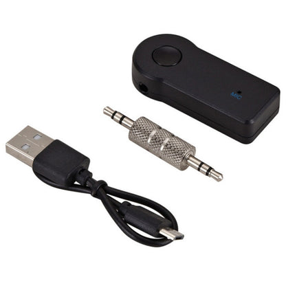 2 in 1 3.5 มม.AUX อะแดปเตอร์โลหะ + USB รถบลูทูธ 4.1 ตัวรับสัญญาณไร้สาย Bluetooth Audio Receiver Converter, Audio Receiver