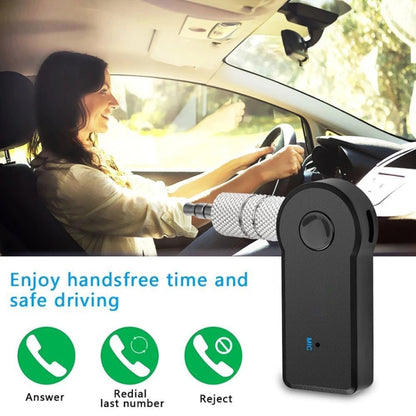 2 in 1 3.5 มม.AUX อะแดปเตอร์โลหะ + USB รถบลูทูธ 4.1 ตัวรับสัญญาณไร้สาย Bluetooth Audio Receiver Converter, Audio Receiver