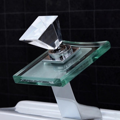 LED น้ำตกก๊อกน้ำอุณหภูมิที่มีสีสันเปลี่ยนสี Anti-scalding Faucet, Color-changing Faucet