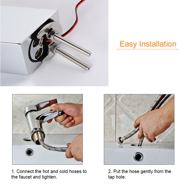LED น้ำตกก๊อกน้ำอุณหภูมิที่มีสีสันเปลี่ยนสี Anti-scalding Faucet, Color-changing Faucet