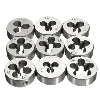 Hand Die Model Tap Tap Die Set การต๊าปเกลียวแบบแมนนวล รูเกลียว, 20 In 1, 40 In 1