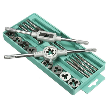 Hand Die Model Tap Tap Die Set การต๊าปเกลียวแบบแมนนวล รูเกลียว, 20 In 1, 40 In 1