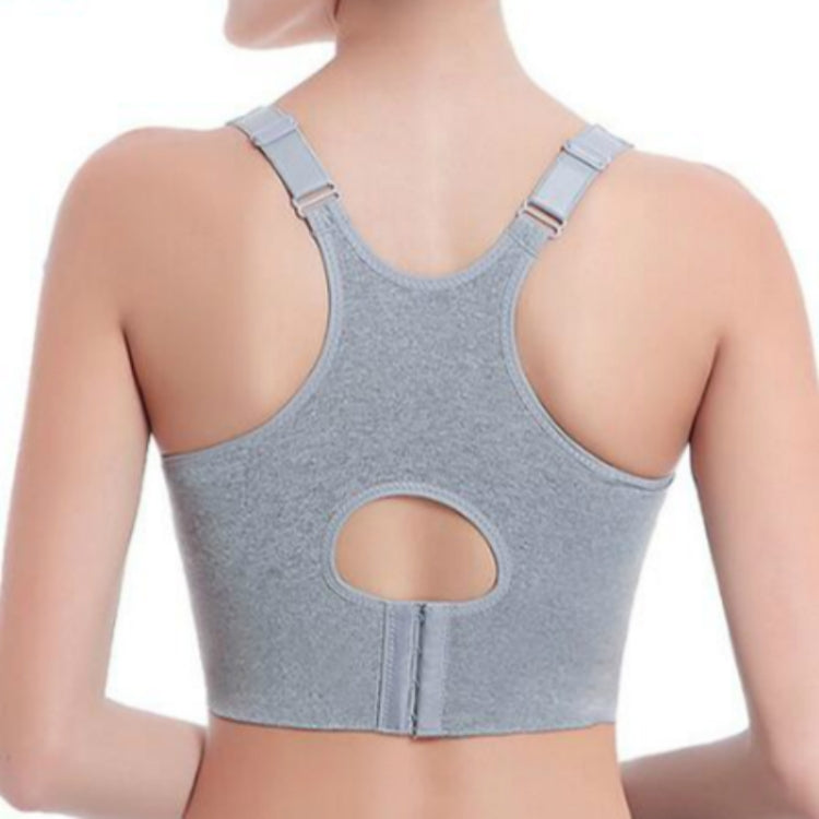 สปอร์ตบราวิ่งกันกระแทกไร้สายสปอร์ตบรา, L, XL