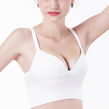 สปอร์ตบราวิ่งกันกระแทกไร้สายสปอร์ตบรา, L, XL