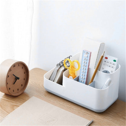 K204 Creative พลาสติกที่ถอดออกได้ Grid Finishing เครื่องสำอาง Desktop Rack Storage Box