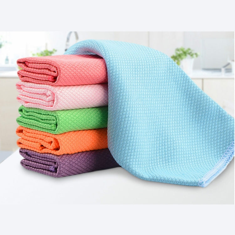 ห้องครัวกระจกหน้าต่างผ้าขนหนูทำความสะอาดไฟเบอร์นุ่ม, Color 3 PCS 30 x 40 cm, Color 6 PCS 30×30 cm, Color 6 PCS 30×40 cm
