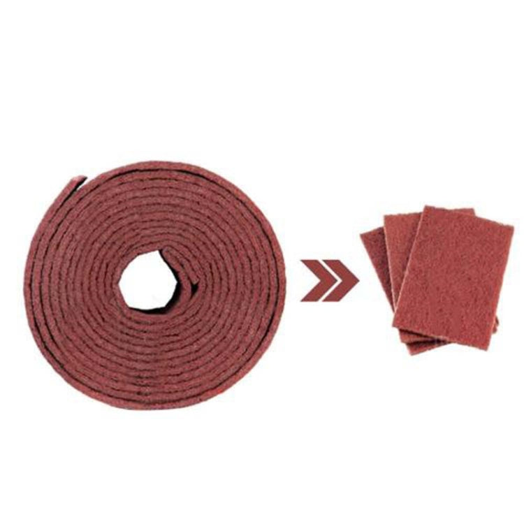 10 ชิ้นไนลอน Emery Scouring Pad สแตนเลสขัดสนิมครัวจานทำความสะอาด Rag, 7 cm x 5.7 m, 9 cm x 1 m, 9 cm x 5.7 m, 9 cm x 20 m