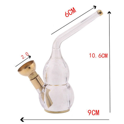 แบบพกพามินิอะคริลิมอระกู่พลาสติกวินเทจทองแดงมอระกู่, Vintage Copper Hooka