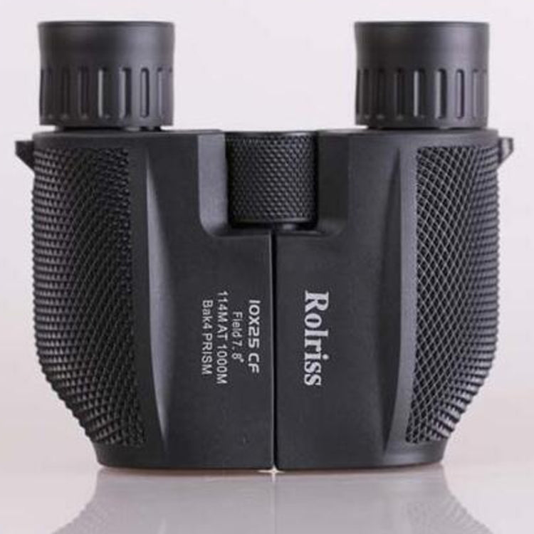 ROLISS 10X25 กีฬากลางแจ้งแบบพกพากันน้ำพ็อกเก็ตกล้องส่องทางไกลกำลังสูงกล้องโทรทรรศน์, 10X25