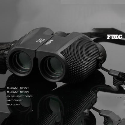 ROLISS 10X25 กีฬากลางแจ้งแบบพกพากันน้ำพ็อกเก็ตกล้องส่องทางไกลกำลังสูงกล้องโทรทรรศน์, 10X25