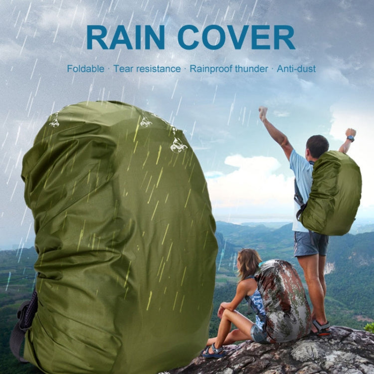 กระเป๋าเป้สะพายหลังกันฝุ่นกันน้ำแบบปรับได้ฝาครอบกันฝนแบบพกพา Ultralight ฝาครอบป้องกัน, 35L, 45L, 55-60L, 70L, 80L