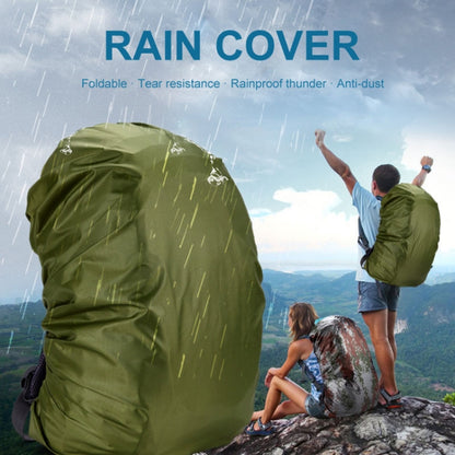 กระเป๋าเป้สะพายหลังกันฝุ่นกันน้ำแบบปรับได้ฝาครอบกันฝนแบบพกพา Ultralight ฝาครอบป้องกัน, 35L, 45L, 55-60L, 70L, 80L