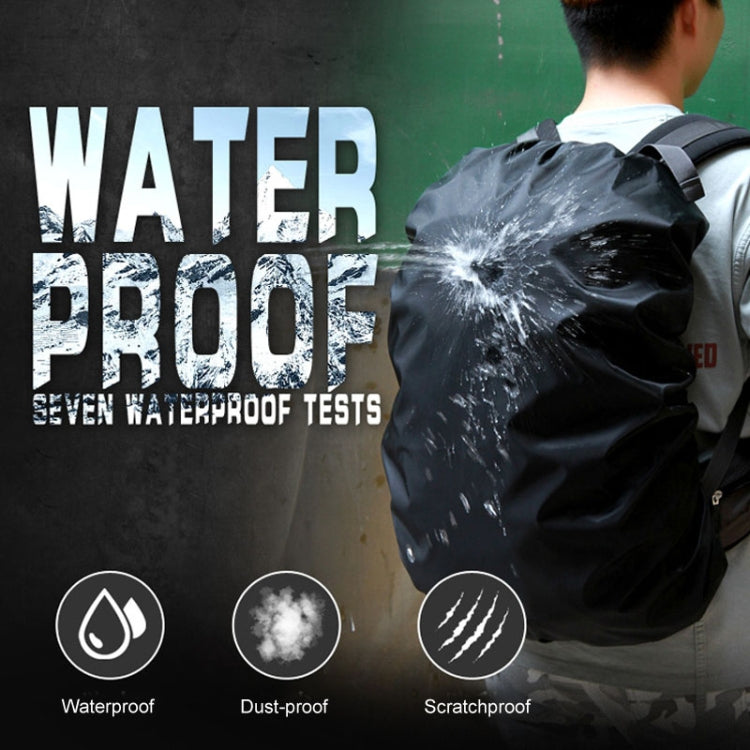 กระเป๋าเป้สะพายหลังกันฝุ่นกันน้ำแบบปรับได้ฝาครอบกันฝนแบบพกพา Ultralight ฝาครอบป้องกัน, 35L, 45L, 55-60L, 70L, 80L