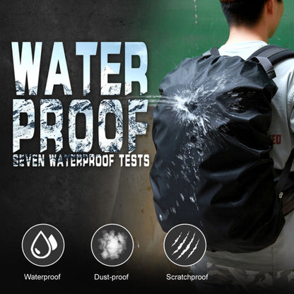 กระเป๋าเป้สะพายหลังกันฝุ่นกันน้ำแบบปรับได้ฝาครอบกันฝนแบบพกพา Ultralight ฝาครอบป้องกัน, 35L, 45L, 55-60L, 70L, 80L