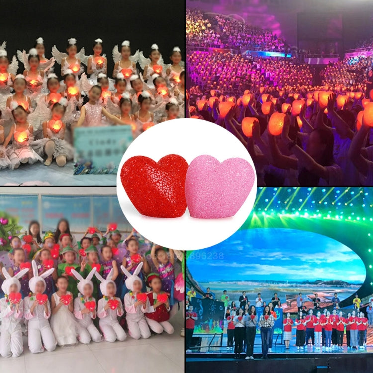 ตกแต่งในร่ม LED Night Light โรแมนติก 3D Love Heart วันวาเลนไทน์งานแต่งงานตกแต่ง, 8cm White Heart