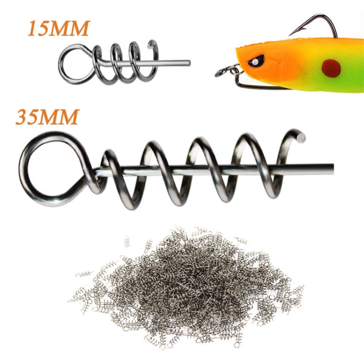 Luya อุปกรณ์เสริมสปริงพินสำหรับล็อคเหยื่ออ่อน, 3.5CM 50 PCS