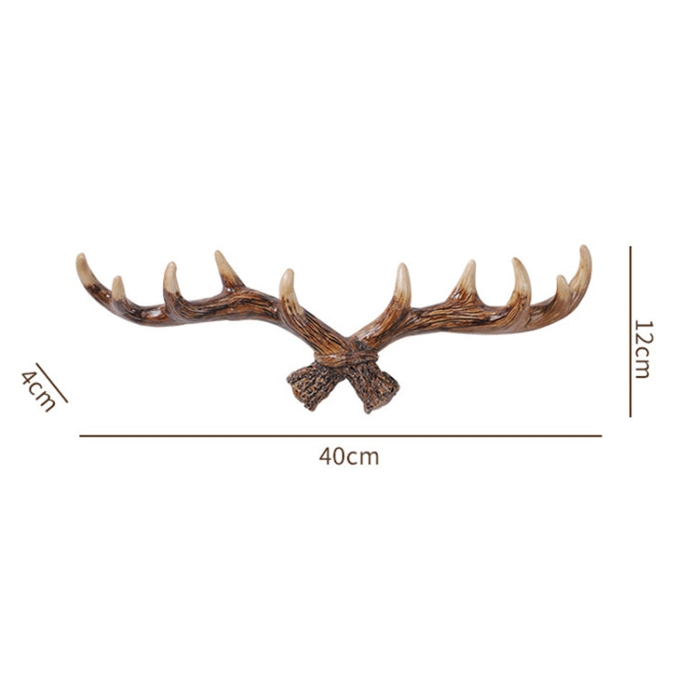 เรซิ่น Antler Wall ตกแต่งแขวนผนังห้องนั่งเล่นหน้าแรก Entrance Wall Coat Hook