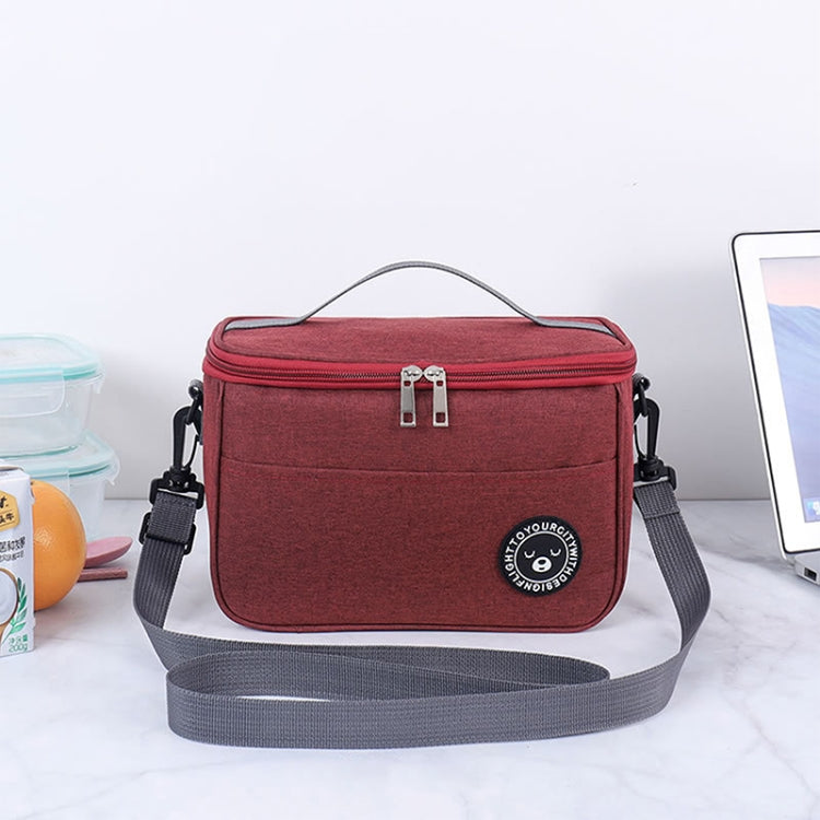 กล่องอาหารกลางวันเก็บความร้อนกระเป๋าทนทานกันน้ำ Office Cooler กล่องอาหารกลางวันพร้อมสายคล้อง, S, M, L