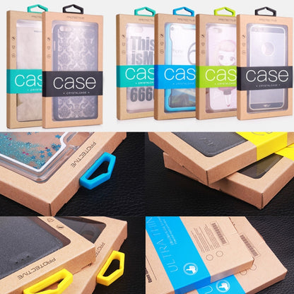 50 ชิ้นกระดาษคราฟท์ซองหนังกรณีบรรจุภัณฑ์กล่องโทรศัพท์, L 5.8-6.7 Inch, S 4.7 Inch
