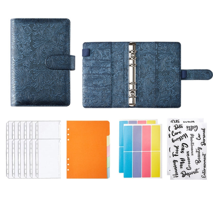 YMX-007 สมุดโน๊ต Binder Budget หนัง PU คู่มือรุ่นนูน, A6, A5