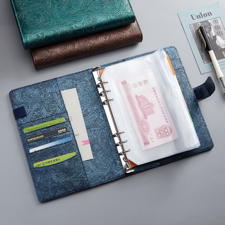 YMX-007 สมุดโน๊ต Binder Budget หนัง PU คู่มือรุ่นนูน, A6, A5