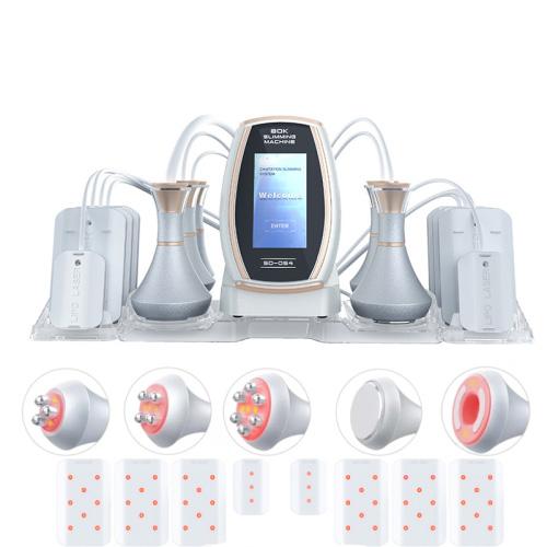 6 In 1 80K อัลตราโซนิก Cavitation สูญญากาศวิทยุความถี่ Lipo เครื่องเลเซอร์กระชับสัดส่วน, US Plug, EU Plug, UK Plug, AU plug
