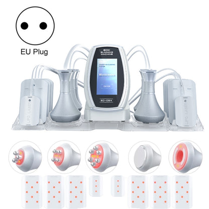 6 In 1 80K อัลตราโซนิก Cavitation สูญญากาศวิทยุความถี่ Lipo เครื่องเลเซอร์กระชับสัดส่วน, US Plug, EU Plug, UK Plug, AU plug