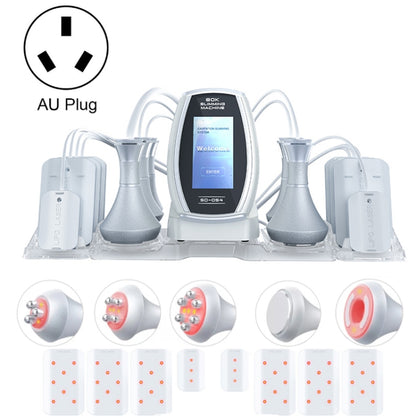 6 In 1 80K อัลตราโซนิก Cavitation สูญญากาศวิทยุความถี่ Lipo เครื่องเลเซอร์กระชับสัดส่วน, US Plug, EU Plug, UK Plug, AU plug