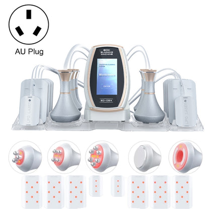 6 In 1 80K อัลตราโซนิก Cavitation สูญญากาศวิทยุความถี่ Lipo เครื่องเลเซอร์กระชับสัดส่วน, US Plug, EU Plug, UK Plug, AU plug