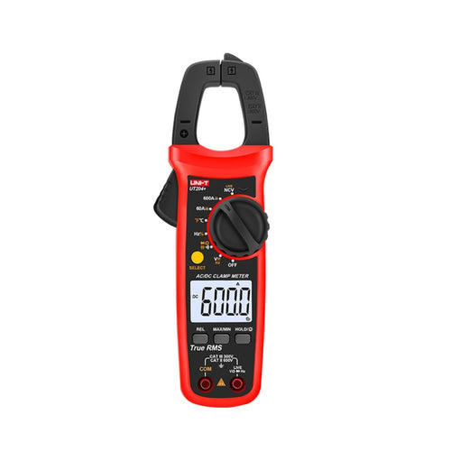 UNI-T UT204+ 600A แคลมป์มิเตอร์ดิจิตอล เครื่องตรวจจับแรงดันไฟฟ้า AC DC, UT204+ 600A