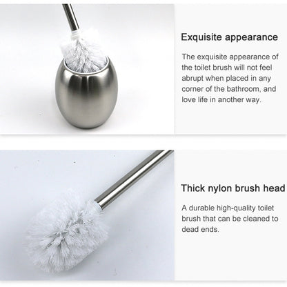 แปรงทำความสะอาดห้องน้ำ แปรงห้องน้ำสแตนเลสสร้างสรรค์, Stainless Steel Toilet Brush
