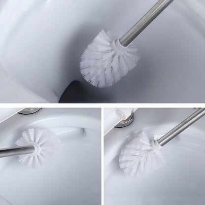 แปรงทำความสะอาดห้องน้ำ แปรงห้องน้ำสแตนเลสสร้างสรรค์, Stainless Steel Toilet Brush