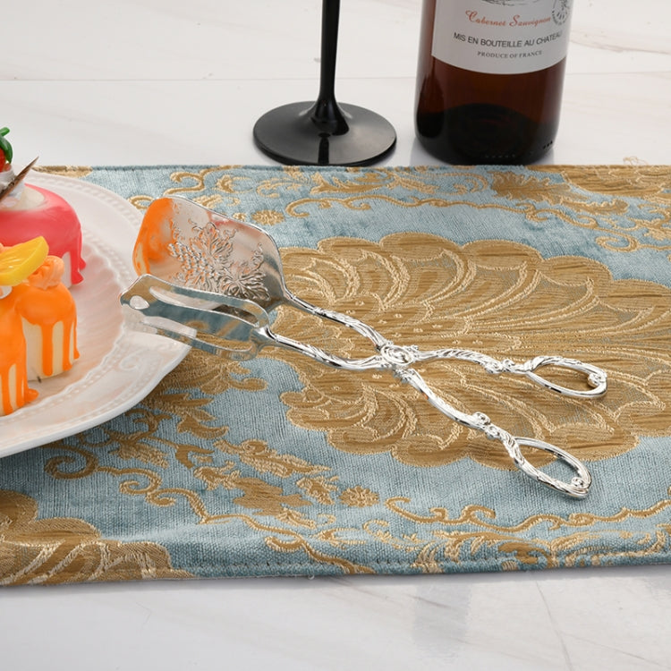 ย้อนยุคโลหะผสมสังกะสีช้อนส้อมเค้กผลไม้ขนมสลัดคลิป, Cake Fruit Square Head Silver Clip, Cake Fruit Round Head Silver Clip, Cake Fruit Round Head Gold Clip