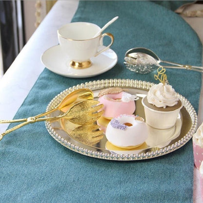 ย้อนยุคโลหะผสมสังกะสีช้อนส้อมเค้กผลไม้ขนมสลัดคลิป, Cake Fruit Square Head Silver Clip, Cake Fruit Round Head Silver Clip, Cake Fruit Round Head Gold Clip