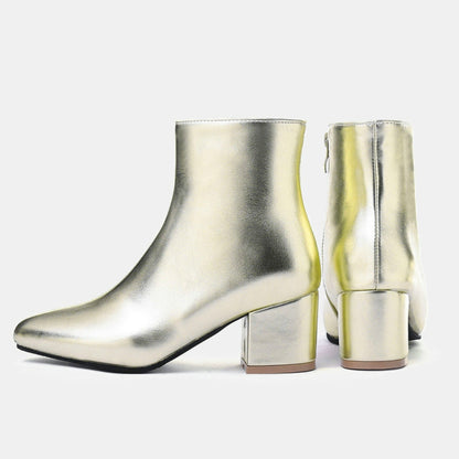 ฤดูใบไม้ร่วงฤดูหนาว Glitter Square Heel Pointed Low-Top รองเท้าผู้หญิง, 32, 33, 34, 35, 36, 37, 38, 39, 40, 41, 42, 43, 44, 45
