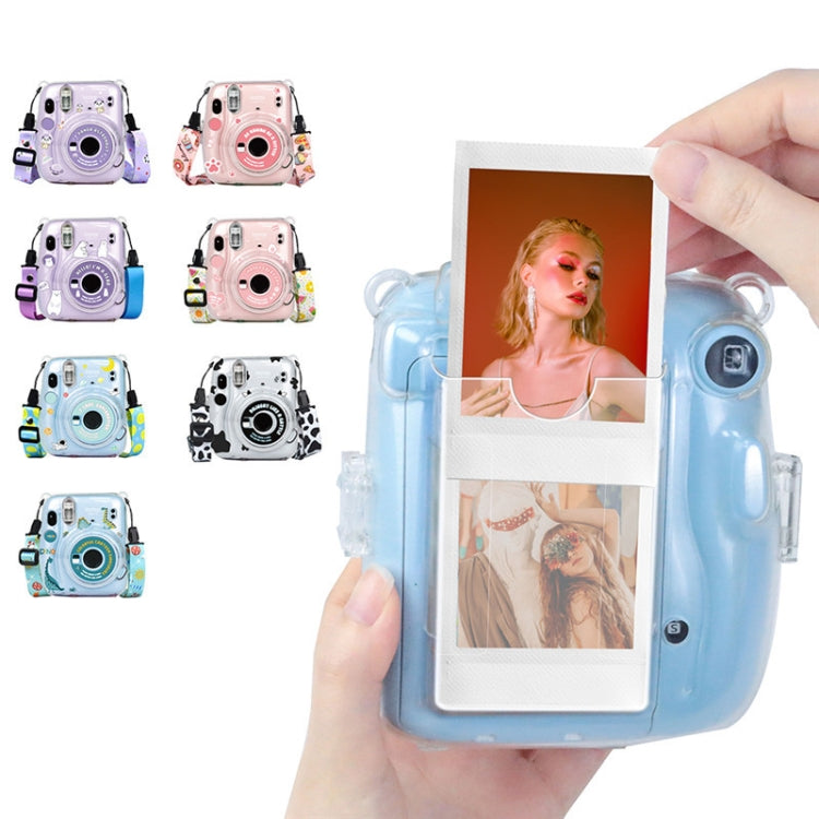 สำหรับ Fujifilm Instax Mini 11 5 ชุดกล่องเก็บ + สายคล้องไหล่ + สติกเกอร์ 3 ใน 1 ชุด, 3 In 1 Set(Set 2), 3 In 1 Set(Set 3), 3 In 1 Set(Set 4), 3 In 1 Set(Set 5), 3 In 1 Set(Set 6), 3 In 1 Set(Set 7), 3 In 1 Set(Set 8)