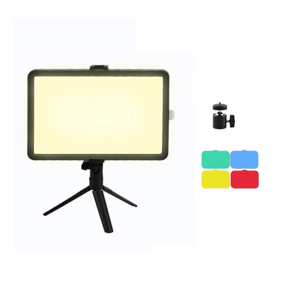 6 นิ้ว 3200-5500K การถ่ายภาพอุณหภูมิสามสีจอแบน Live Fill Light, Spec:, Small Tripod, 30cm Bracket, 42CM Bracket, 0.5m Bracket, 0.5m Bracket +Bluetooth RC, 2.1m Bracket, 2.1m Bracket+Bluetooth RC, Overhead Bracket